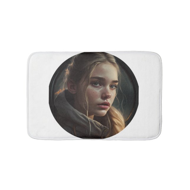 Alfombrilla De Baño Circle girl (Anverso)