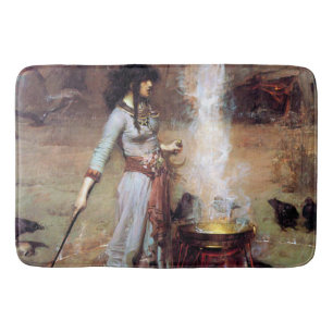 Alfombrilla De Baño Círculo mágico, John William Waterhouse