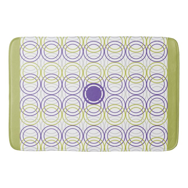 Alfombrilla De Baño Círculos vacíos (Anverso)