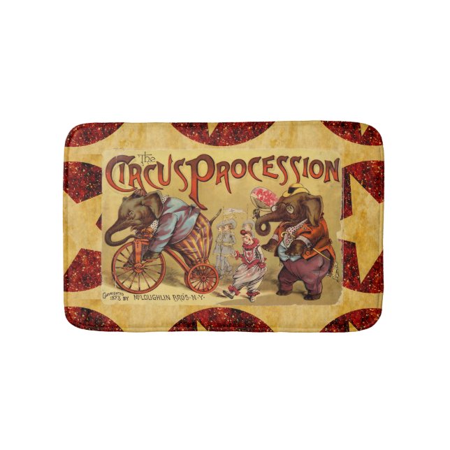 Alfombrilla De Baño Circus Bath Mat (Anverso)