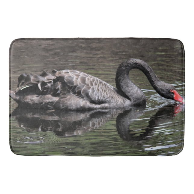 Alfombrilla De Baño Cisne Negro (Anverso)
