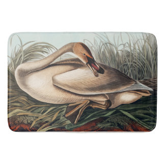 Alfombrilla De Baño Cisne trompetero por John James Audubon