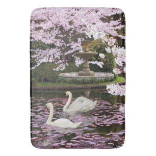 Alfombrilla De Baño Cisnes