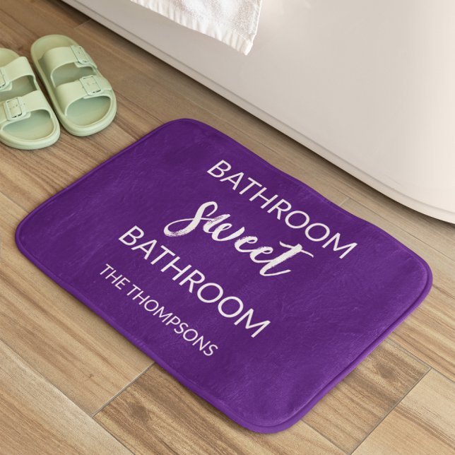 Alfombrilla De Baño Cita divertida Violet Bath Mat (Subido por el creador)