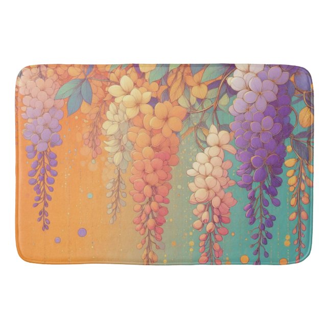 Alfombrilla De Baño Citrus Sunset Wisteria (Anverso)