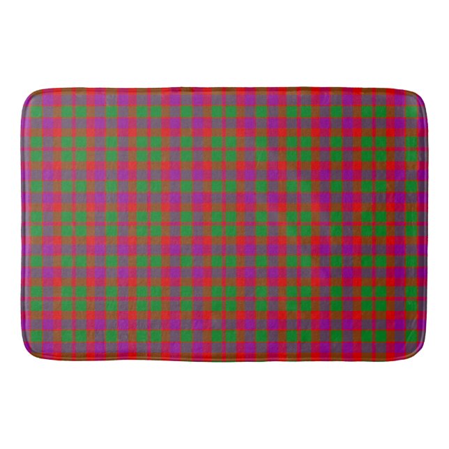 Alfombrilla De Baño Ciudad de Glasgow Plaid Cívico Multitonal (Anverso)