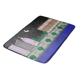 Alfombrilla De Baño Ciudad nocturna