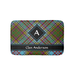 Alfombrilla De Baño Clan Anderson Tartan Bath Mat