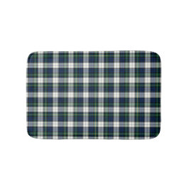 Alfombrilla De Baño Clan Gordon Royal Blue y White Scottish Tartan