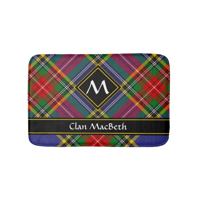 Alfombrilla De Baño Clan MacBeth Tartan Bath Mat (Anverso)