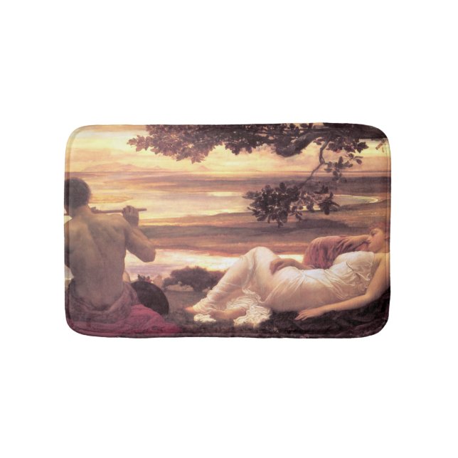 Alfombrilla De Baño Clásica Idyll (por Frederic Leighton) (Anverso)