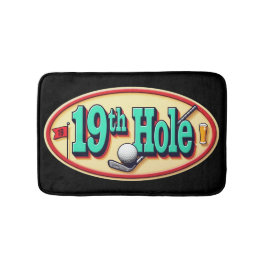 Alfombrilla De Baño Clásico 19º Hole Golf Bathroom Fun