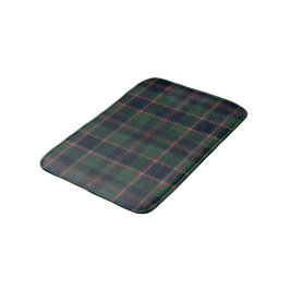 Alfombrilla De Baño Classic Dark Blue Red Green Plaid Pattern