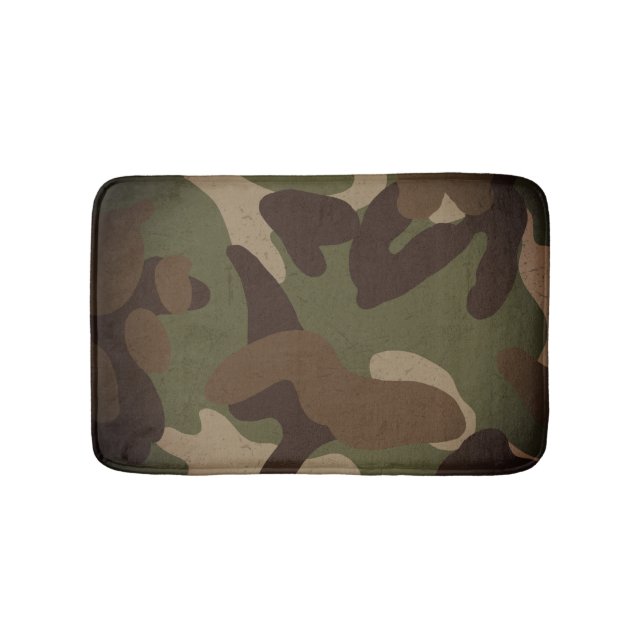 Alfombrilla De Baño Classic Military Camouflage Pattern (Anverso)