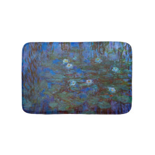 Alfombrilla De Baño Claude Monet - Blue Water Lilies