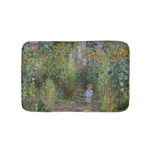 Alfombrilla De Baño Claude Monet el el jardín del artista en