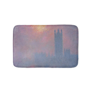 Alfombrilla De Baño Claude Monet el   las casas del parlamento,