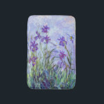 Alfombrilla De Baño Claude Monet - Lilac Irises / Iris Mauves<br><div class="desc">Lilac Irises / Iris Mauves - Claude Monet,  1914-1917</div>