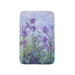 Alfombrilla De Baño Claude Monet - Lilac Irises / Iris Mauves
