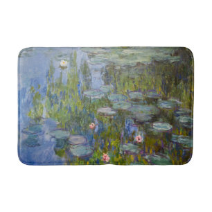 Alfombrilla De Baño Claude Monet Nenúfares 1915 Arte Impresionista