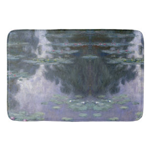 Alfombrilla De Baño Claude Monet - Nymphéas Water Lilies - rosas de
