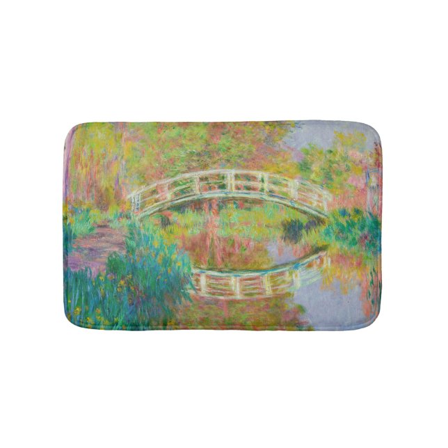 Alfombrilla De Baño Claude Monet - Puente de futbol japonés, Giverny (Anverso)