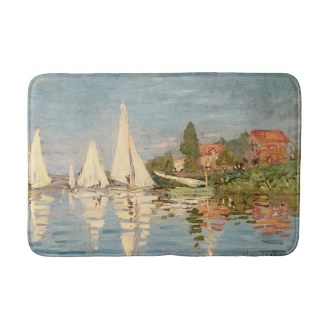 Alfombrilla De Baño Claude Monet | Regatta at Argenteuil, c.1872 (Anverso)