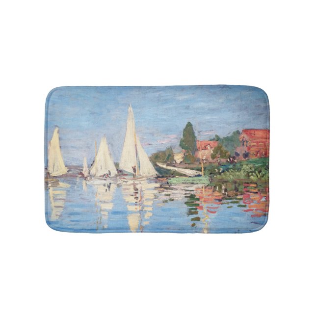 Alfombrilla De Baño Claude Monet - Regattas en Argenteuil (Anverso)