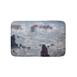 Alfombrilla De Baño Claude Monet - Tormenta frente a la costa de Belle