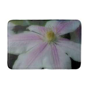 Alfombrilla De Baño Clematis Flower Up Close