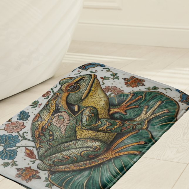Alfombrilla De Baño Cloisonne Frog on Lily Pad (Subido por el creador)