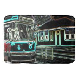 Alfombrilla De Baño CLRV Neon en stad Large Bath Mat