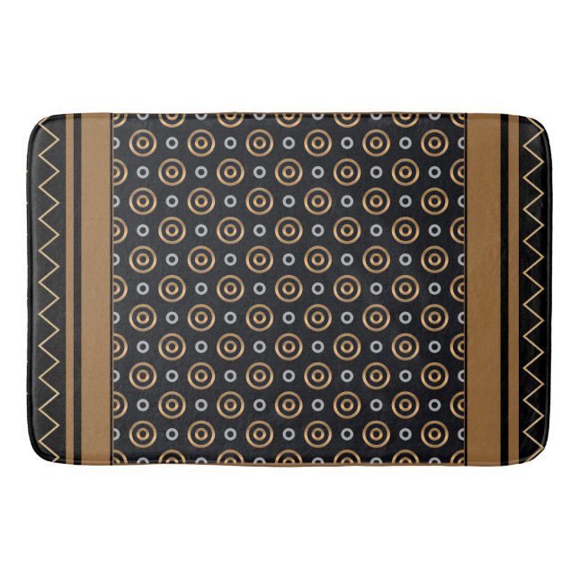 Alfombrilla De Baño Cobre, metal dorado plateado (Anverso)