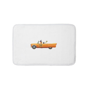 Alfombrilla De Baño coche de halloween