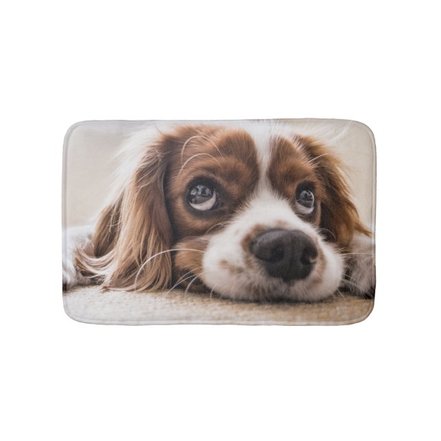 Alfombrilla De Baño Cocker Spaniel Dog de ojos tristes (Anverso)