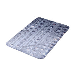 Alfombrilla De Baño Colas azules Purpurinoso deslumbrantes