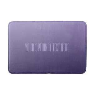 Alfombrilla De Baño Colas de baño de texto personalizado violeta degra