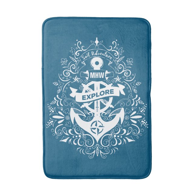 Alfombrilla De Baño Colchones de baño decorativos con personalizado de (Frente vertical)