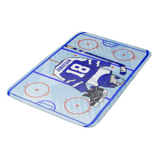 Alfombrilla De Baño Colección 1 del dormitorio del hockey sobre hielo