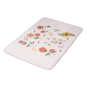 Alfombrilla De Baño colección de flores