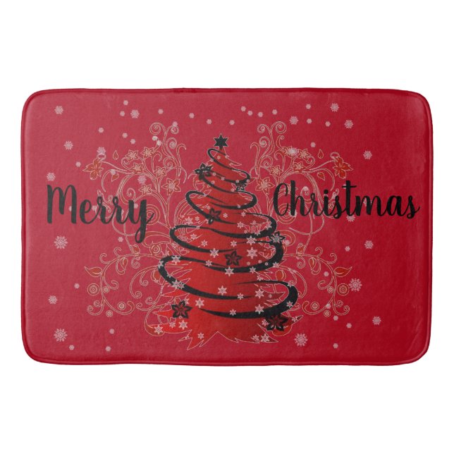 Alfombrilla De Baño Colección de Navidad de Suzanne Elizabeth - Día fe (Anverso)