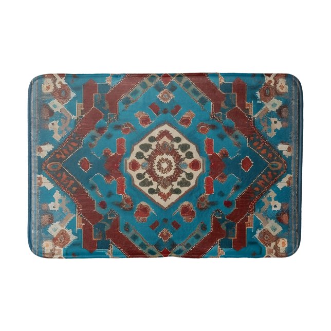 Alfombrilla De Baño Colección de patrones antiguos de moda turca (Anverso)