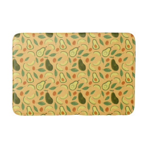 Alfombrilla De Baño Colección de patrones de cestas de frutas - Aguaca