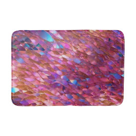 Alfombrilla De Baño Colección holográfica de opal popular purpurina
