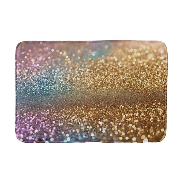 Alfombrilla De Baño Colección holográfica popular de Opal Purpurina (Anverso)