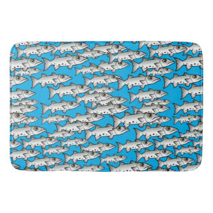 Alfombrilla De Baño Colegio de la Scubadorable Gran Barracuda