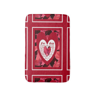 Alfombrilla De Baño Coleus Close-up with John 3:16