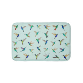 Alfombrilla De Baño Colibríes Tropicales