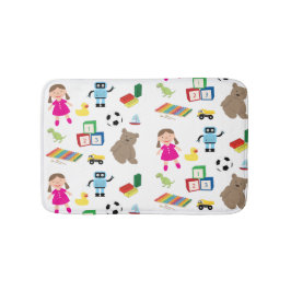 Alfombrilla De Baño Collage de niños juguetes