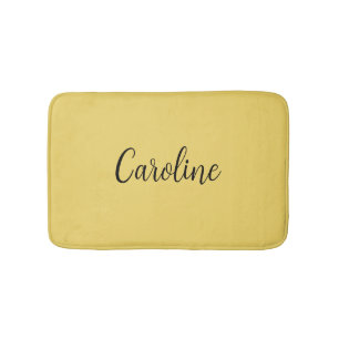 Alfombrilla De Baño Color de tendencia Amarillo suave Nombre de la alf